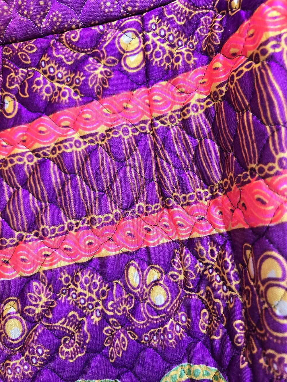 Vintage Quilted Maxi Skirt - Picture 3 of 7